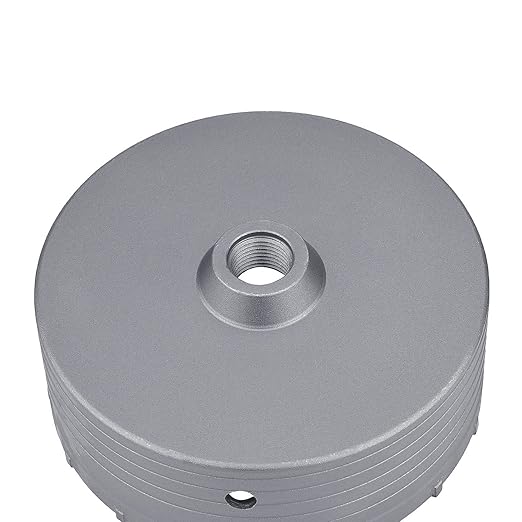 150mm / 5.9 inch Concrete Hole Saw with 220mm SDS Plus Shank Connecting Rod, GUICGOC Tungsten Carbide Teeth (7.7mm x 4mm) Cement Hole Saw for Concrete Cement Brick Wall Stone 150mm / 5.9 inch