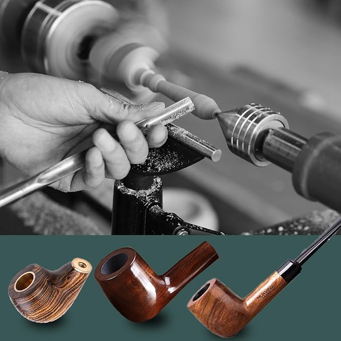 Quick-Change Jaws for Woodturning Lathe Chuck, Compatible with BMT80, BMT100, Super NOVA 2, NOVA G3, Titan III, Record Power SC3, SC4, Robert Sorby Patriot. Making Spoons and Tobacco pipes.