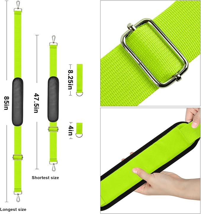 Universal Shoulder Strap for Leaf Blower & String Trimmer, Compatible with WOLFMEN for EGO Power+ for WORX for LAZYBOI for LEAPUL for DEWALT for MZK for Greenworks for BLACK+DECKER (1, Green)