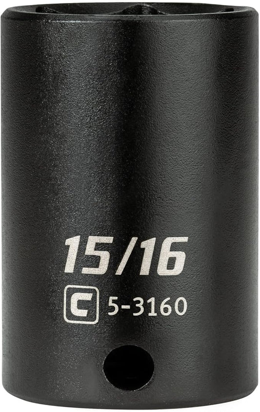 Capri Tools 3/8 in. Drive 15/16 in. Semi-Deep Impact Socket