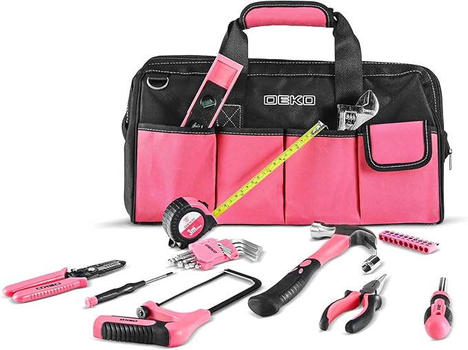 DEKOPRO Tool Kit Set Box Home Repair Tools Basic Hand Toolbox Sets