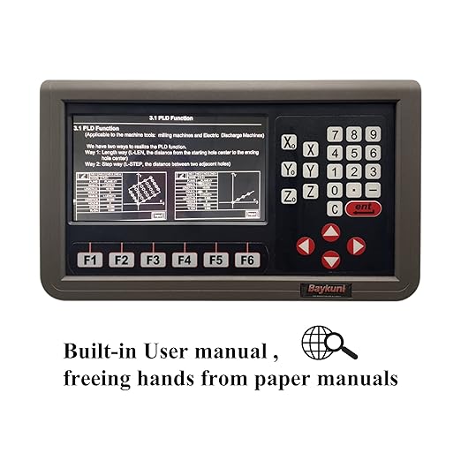 3 Axis DRO Digital Readout for Metal Milling Machine Lathe Machine Tool 470mm+970mm+270mm Magnetic Scale 5um IP67 Sealing Protection 18" x 38" x 10 "