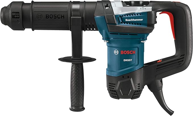 Bosch DH507 12-Pound 10-Amp Variable Speed SDS-Max Demolition Hammer, Blue