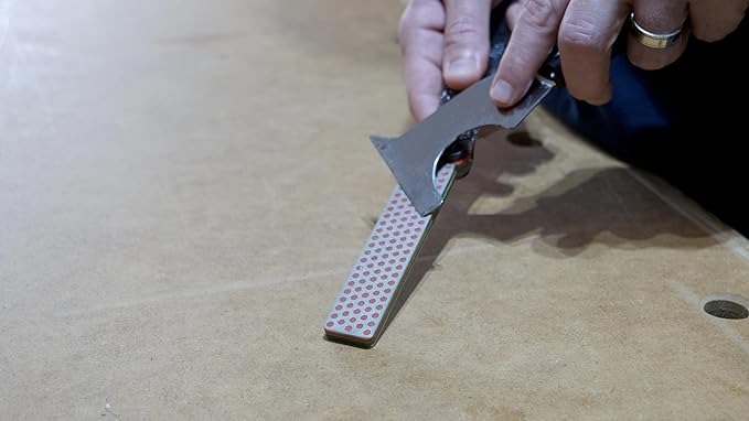 Diamond Machining Technology (DMT) Double Sided Dia-Fold Portable Pocket Extra Fine/Fine Grit Diamond Sharpener (FWEF)