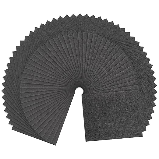 HARFINGTON 50pcs Sandpaper 100 Grit 9 x 11 Inch C-Weight Backing Silicon Carbide Abrasive Wet Dry Sanding Sheets for Wood Finishing, Metal Sanding, Automotive Polishing