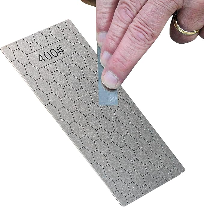 5 Pieces Diamond Sharpening Stone Set,Diamond Lapping Plate Coarse/Medium/Fine Grit Sharpener,400/600/800/1000/1200 Grit