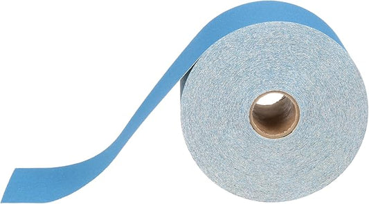 3M Stikit Blue Abrasive Sheet Roll, 36221, No Hole, 2-3/4 in x 30 yd, 180+ Grade, Automotive Sanding Roll Sandpaper for Coating Removal, Body Repair, Auto Sanding