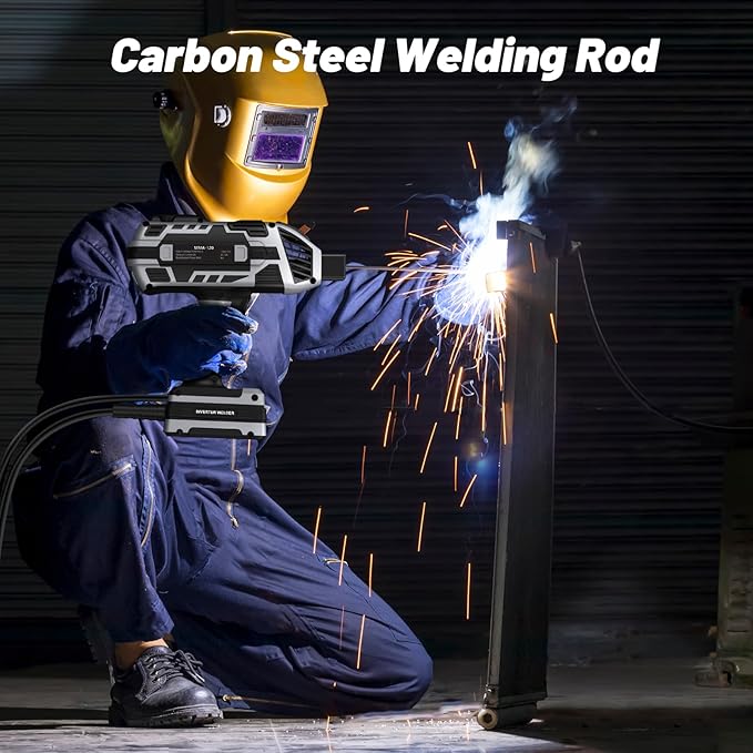 E6013 Welding Rods 3/32'': 14'' Low-Carbon Steel Welding Electrodes for Light Metal Fabrication and Home Repairs with Easy Arc Start and Minimal Spatter, AC/DC Compatible