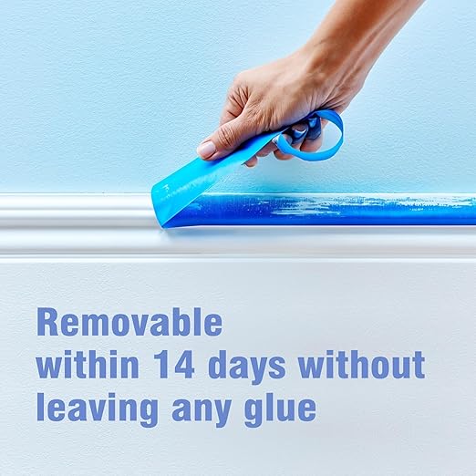 Painters Tape 2 Inches Wide Blue Painters Tape Blue Masking Tape for Home Decoration DIY Furniture Edge Treatment