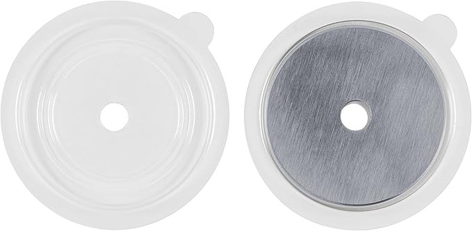 Fiskars 60mm Titanium Rotary Blades (2 Pack) - Rotary Cutter Blade Replacement - Crafts, Sewing, and Quilting Projects - Silver