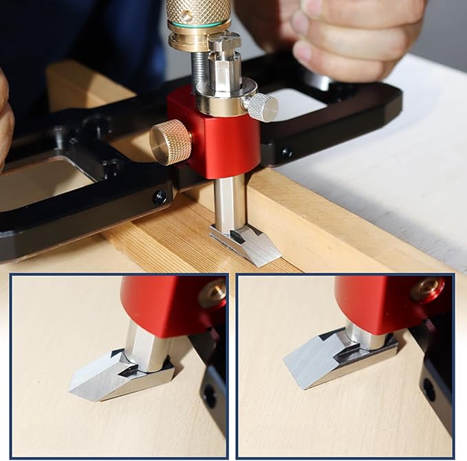 Aluminum Alloy Hand Planer - Depth Adjustable with Incisive Blade, Ideal for Woodworking Projects