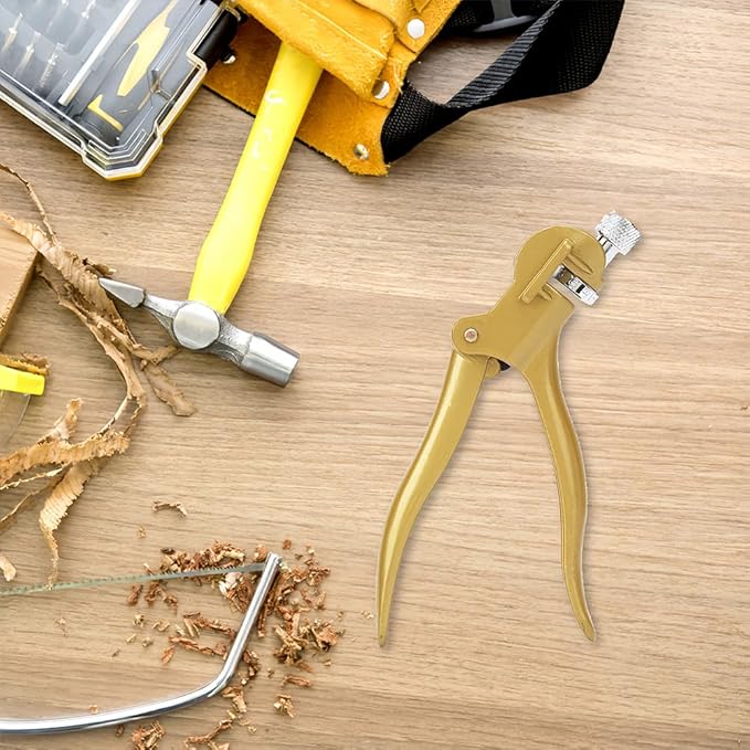 Joyzan Saw Set Plier, Zinc Copper Alloy Handsaw Tool Woodworking Hand Setter Sawblade Bandsaw Sawset Saw Tooth Sawtooth Woodwork Blades Puller Sharpener for Woodworker Carpentry Diy Accessories