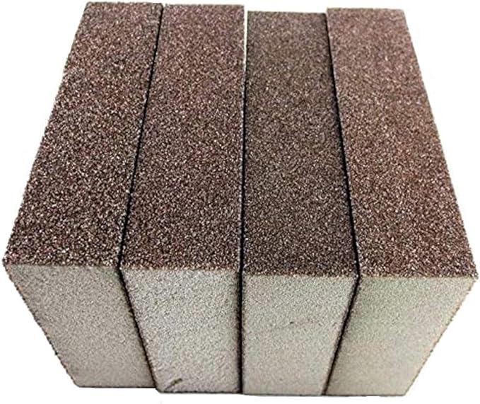 6Pcs100x70x26mm Sanding Sponge, 100 Grit Abrasive Block,Hand Sanding Tool