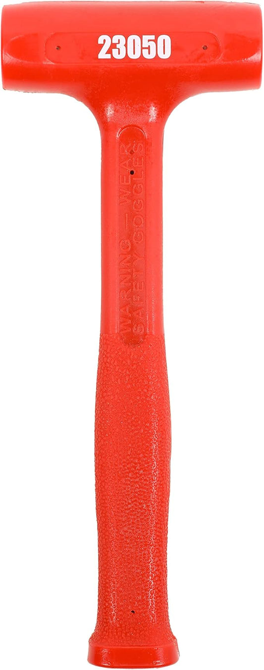ARES 23050 – 18oz Slim Line Deadblow Hammer – Heavy Head Delivers Powerful Striking Force – Slim Profile Head Design for Greater Impact Accuracy - Made in USA