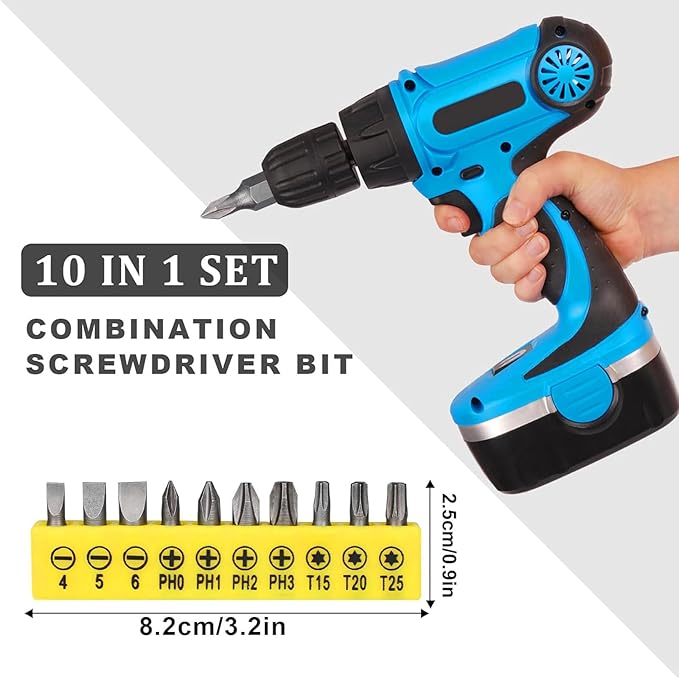 18Pcs Flexible Drill Bit Extension, Include 3Pcs Rotatable Socket Adapter 2Pcs 105째 Right Angle Drill Attachment 10 Short Screwdriver Bits 90째 Angled Bits and 2 Bendable Extension Tool