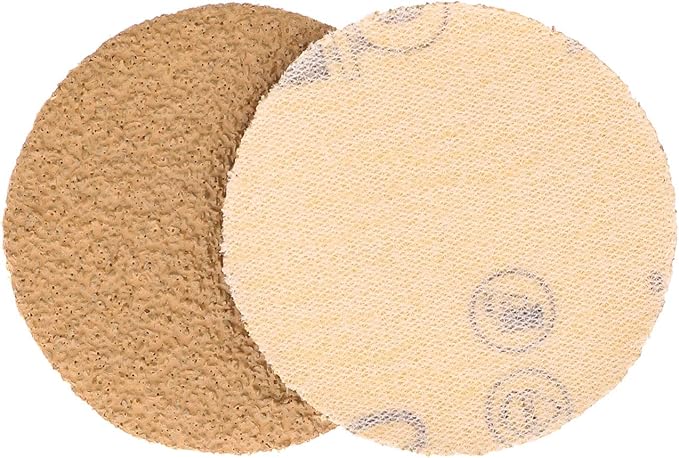 Dura-Gold Premium 2" Gold Hook & Loop Sanding Discs - 40 Grit (Box of 20) - High-Performance Extra Coarse Cut Abrasive Sandpaper Discs - for DA Sanders Drill, Sand Automotive Paint, Woodworking Wood
