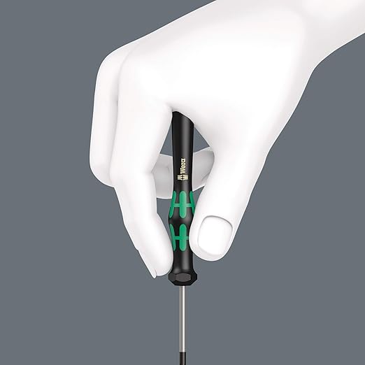 Wera 05118186001 Kraftform Micro 2067 Torx HF Electronics Precision Screwdriver, TX10 Head, 60mm Blade Length