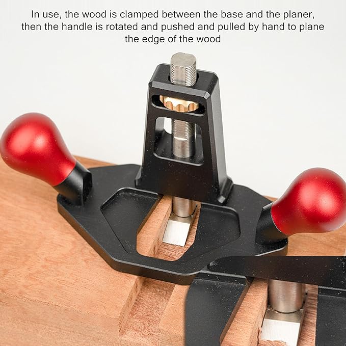 Woodworking Router Plane Hand Planer Router Plane Trimming Hand Planer with Anodic Oxidation Treatment Blade used to trim wood edges