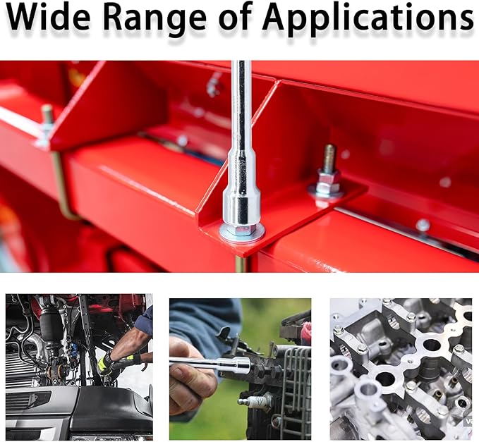 2Pcs 11mm Socket Wrench Screwdriver, Hexagon Nut Driver with Steel Cushion Grip for Easy Hand-Making and Repair Projects