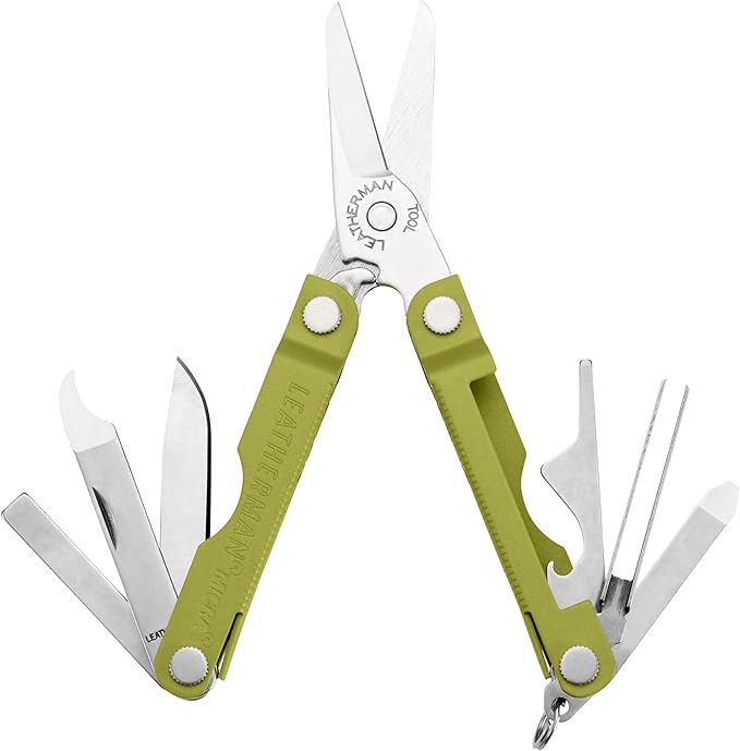 LEATHERMAN, Micra, Keychain Multi-tool with Grooming Tools, Mini Pocketknife for Everyday Carry (EDC), Hobbies & Outdoors, Built in the USA, Mojito