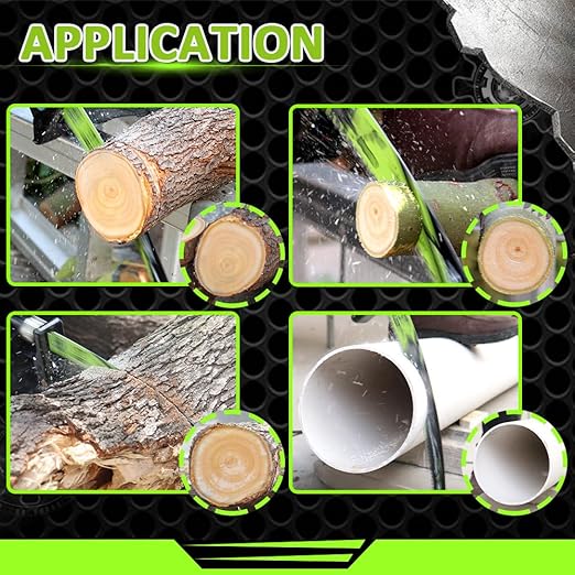 Japanese Teeth Reciprocating Saw Blade 12Inch - Saber Saw Blades Wood Pruning, 6pcs Curved Edge 6TPI for Tree Trimming, Wood/PVC Pipe Cutting