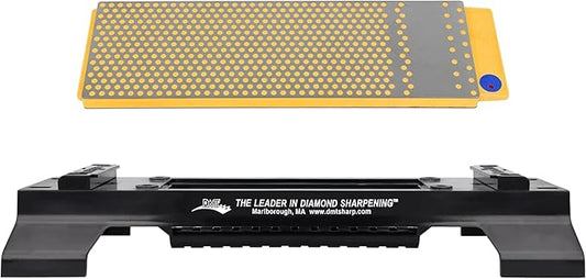 DMT WM8FC-WB DuoSharp Double-Sided Diamond Whetstone, Fine/Coarse (600/325) Diamond Sharpening Stone with Base, 8-Inch