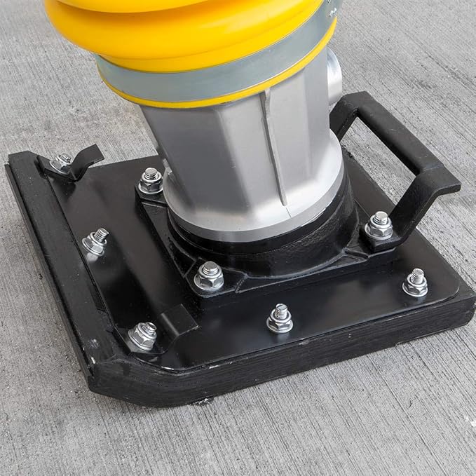 Heavy Duty Stark USA 6.5HP 213lbs Walk-Behind Jumping Jack Gas-Powered Concrete Construction Compactor DIY Jack Tamper Punch 13" x 11.4" Plate