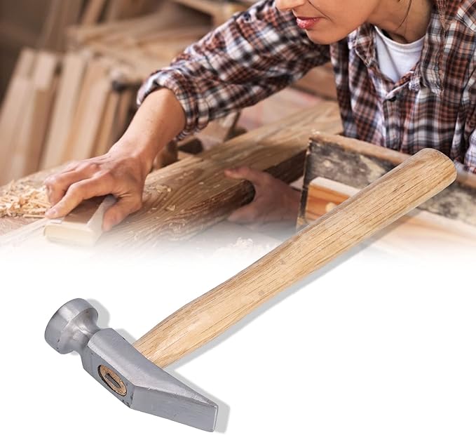 Tack Leather Hammer, Cross Peen All Steel, Handicraft Shoe Upper Hammer, for Shoe Repairing Making