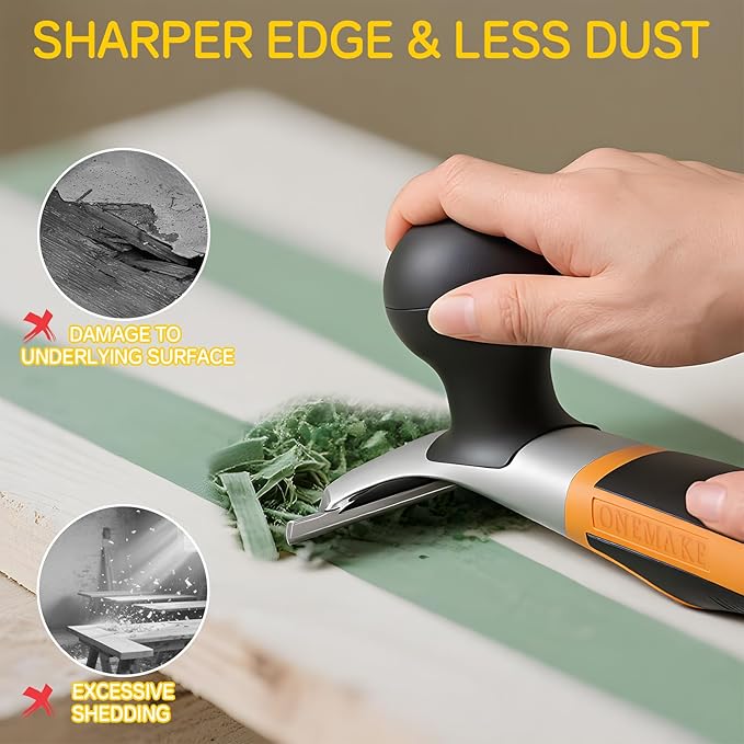 Premium Ergonomic Carbide Scraper - 2-1/2", Heavy-Duty Tool for Wood, Metal, Glass & Floors, Removal on Various Surfaces Dry Glaze, Stains, Putty, Scratches, Rust, Paint, Glue, Varnish, Resin - 65 mm