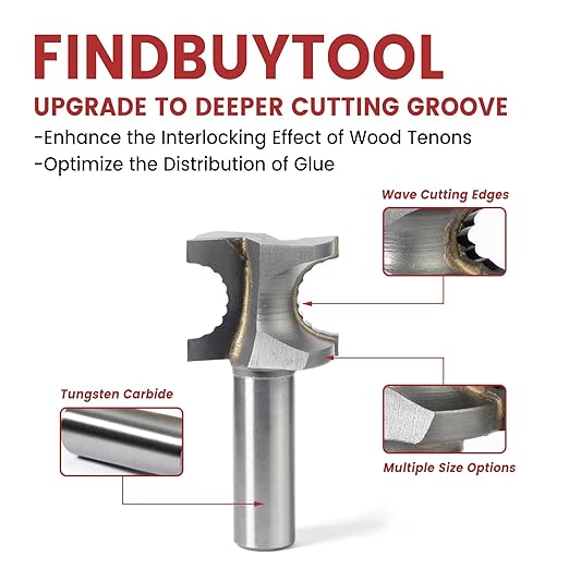 FINDBUYTOOL Domino Router Bit for Festool (D5)