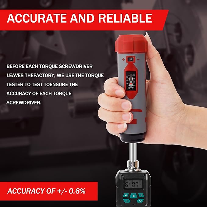 42Pcs Torque Screwdriver Set 10-70 Inch Pounds, 40 Bits - Hex,Torx, Flat,Phillip,Square andTorx Security Bits for Professional Maintenance竊똀ccurizing Scope Mounting and Bicycle Repairing