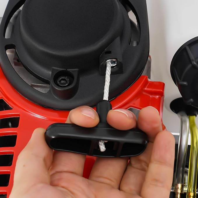 Concrete Wet Screed Engine, 4-Stroke 1.2HP 35.8CC Gas Power Concrete Surface Leveling Screed Machine Thick Steel Frame Concrete Screed Vibrating Finishing Tool Without Leveling Board