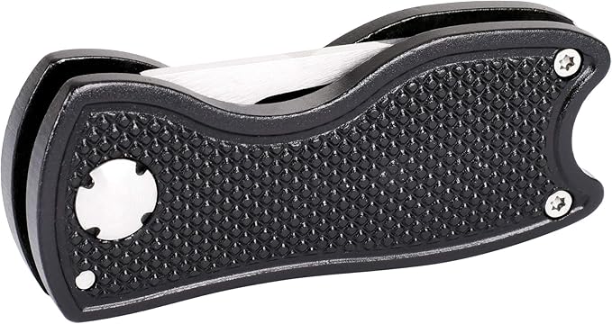 Mile High Life Golf Divot Repair Tool, All Metal Foldable Divot Tool with Pop-up Button & Magnetic Ball Marker, 2-6 Pack