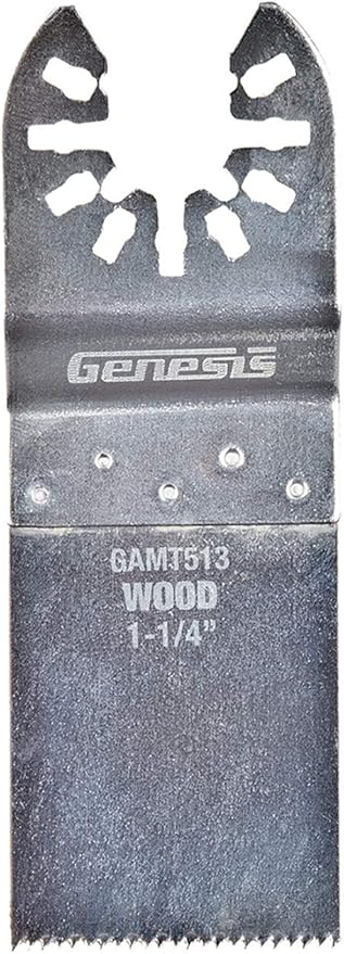 Genesis GMT15A 1.6 Amp Multi-Purpose Oscillating Tool and 19-Piece Universal Hook-And-Loop Accessory Kit with Storage Box