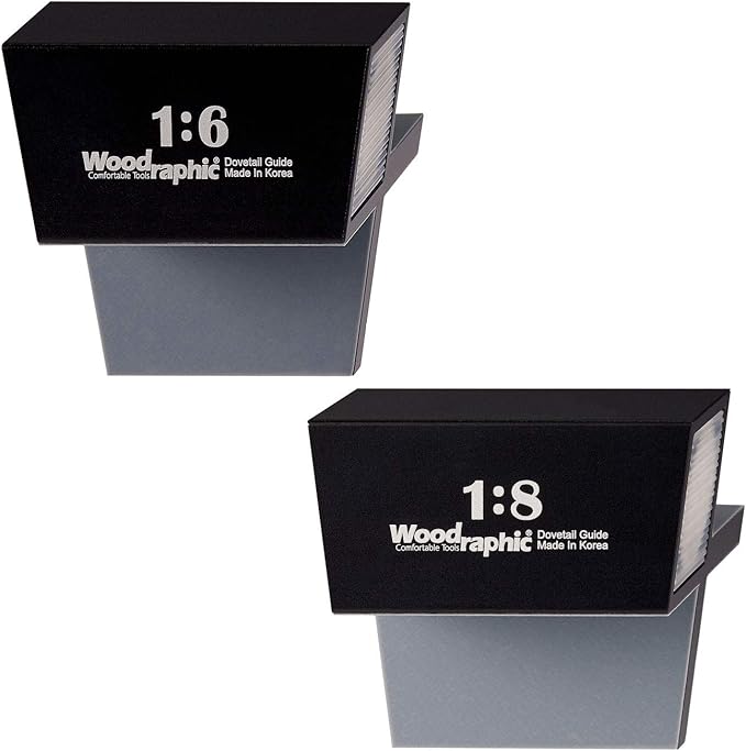 Dovetail Saw Guide Set ??1:6 & 1:8 Magnetic CNC Layout Tool for Precise Hand-Cut Woodworking Joints ??Joinery Angle Marker for Soft & Hard Wood Applications