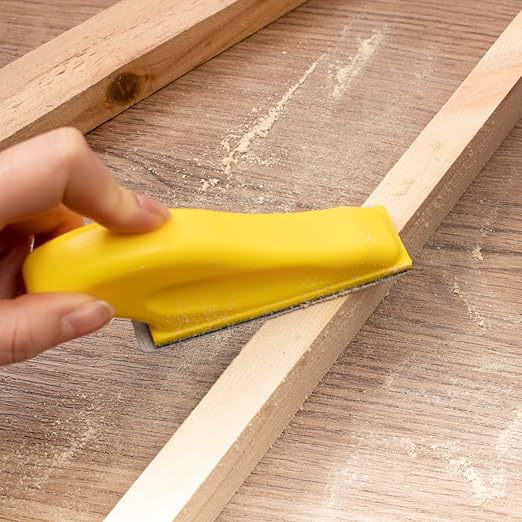 MAXMAN 100pcs Micro Sander Paper Kit, 3.5?쓝 1?쒱and Sanding Block Finger Zip Sander for Small Projects, Assorted Sandpaper of 80 120 240 400 600 800 1000 1200 1500 2000 Grit for Wood Crafts Sanding