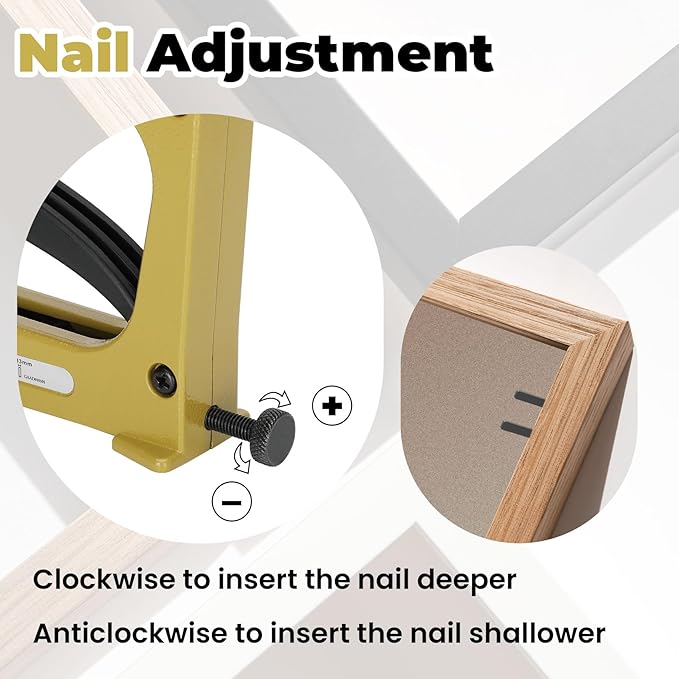 Anrain Point Driver for Picture Framing with 2000 Points, Portable Point Driver for Joiner DIY 2000 Points竊똏icture Framing Tool with Flexible Point Nails, for Flexible and Rigid Framers