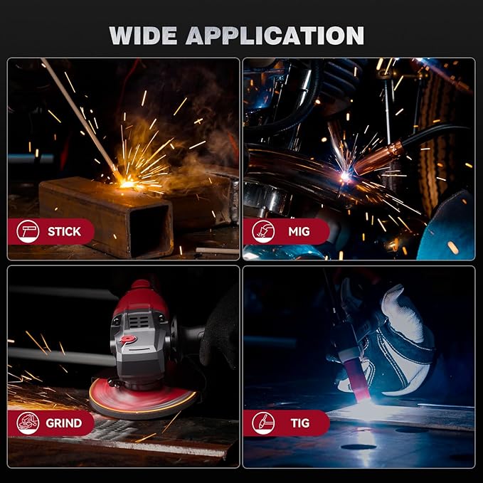 ARCCAPTAIN Large Viewing Screen Welding Helmet, 1/1/1/1 Top Optical Clarity Auto Darkening Welding Hood, 4 Arc Sensor 1/25000s Response Time True Color Welding Helmet with Adjustable Shade 4/9-13