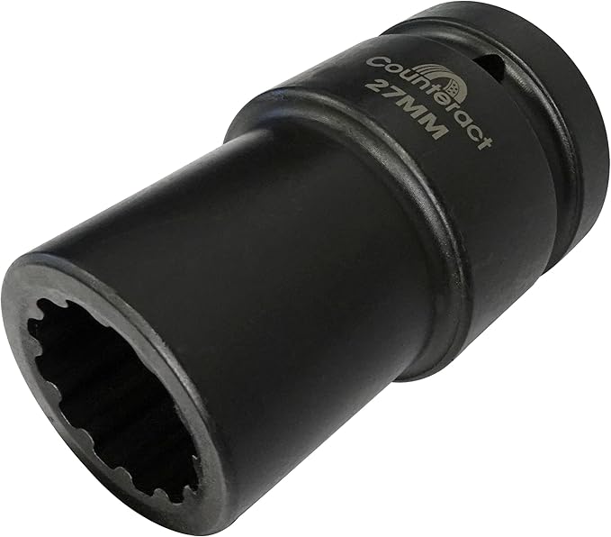 Counteract Socket Pro ??6 Way Socket 5pc Set - 17mm, 27mm, 30mm, 33mm, 35mm - 1" Drive