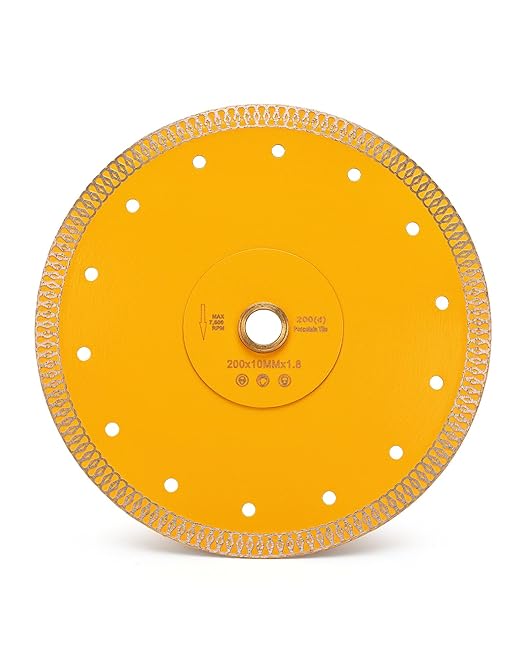8In Diamond Saw Blade Porcelain Cutting Blade Tile Blade for Cutting Granite Marbles Ceramic Porcelain Tiles (8)…