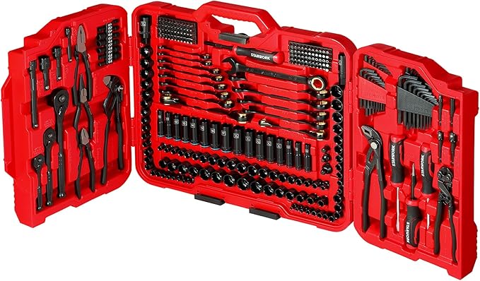 STARWORK TRUE MECHANIC 312-Piece Mechanics Tool Set and Socket Set, Professional?륯liers Wrench ??SAE/Metric