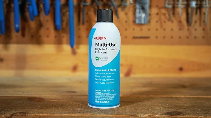 DuPont Multi-Use Lubricant Aerosol Spray with Corrosion Protection ??Long-Lasting Wet-Style Formula for General Purpose Applications, Highly Water Resistant, 11 oz Can