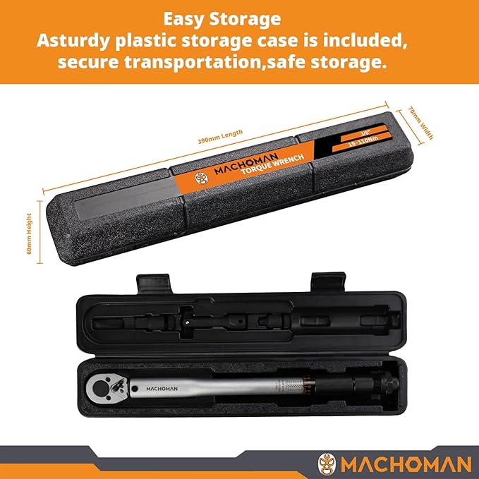 MACHOMAN Ratchet Torque Wrench Set (TQW304)
