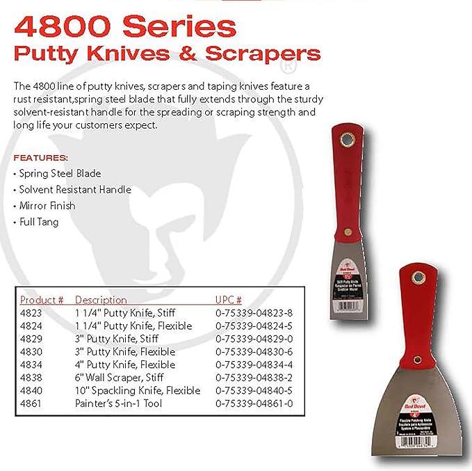 Red Devil 4830 3" Flex Spackling Knife
