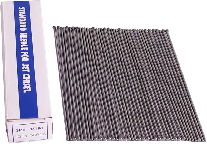 SWANSOFT Descaling Needles for Needle Scaler, 38 Pcs Replacement Needles Set, 7' Length