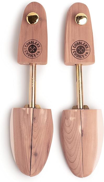 Cobbler's Choice Cedar Shoe Tree - Made With All Natural Aromatic Cedar Wood
