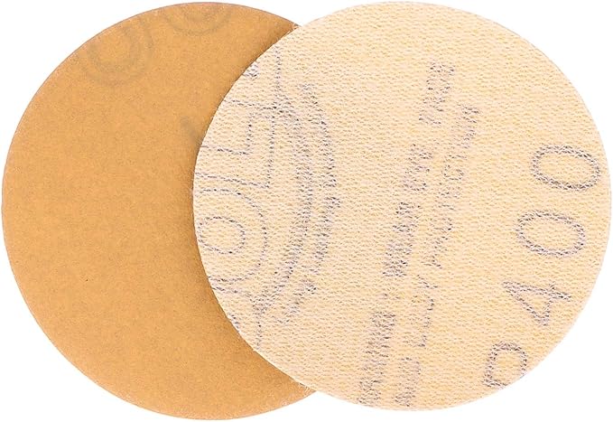 Dura-Gold Premium 2" Gold Hook & Loop Sanding Discs - 400 Grit (Box of 30) - High-Performance Extra Coarse Cut Abrasive Sandpaper Discs - for DA Sanders Drill, Sand Automotive Paint, Woodworking Wood