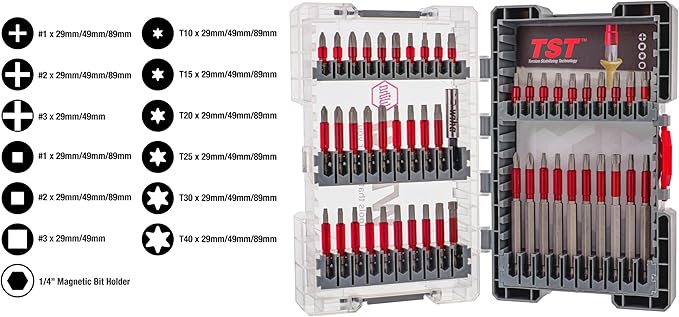 Wiha 76885 50 Piece MaxxTor Impact Bit Set