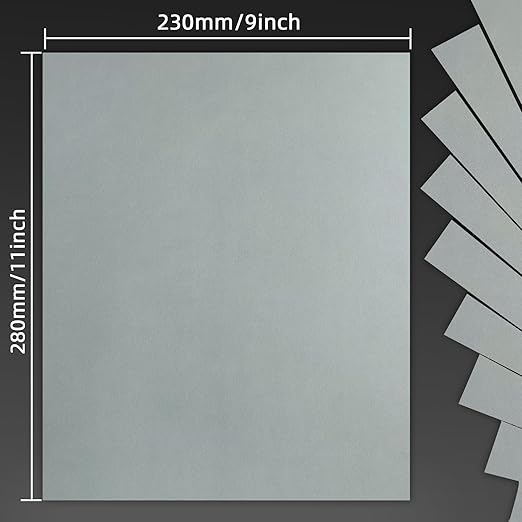 4000 Grit Sand Paper, 9 x 11 Inch, 25 Pcs Wet Dry Sandpaper Sheets, Silicon Carbide for Wood, Metal, Automotive Sanding and Polishing, Waterproof and Durable