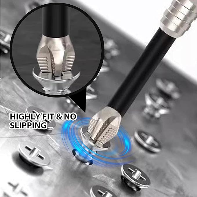High Magnetic Screwdriver Drill Bit Set, Impact Resistant Non Slip Bit, Electric Screwdriver Set Alloy Steel for Impact Driver 25 50 65 70 90 150mm